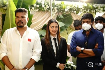 Ram Charan and Shankar Movie Launch Photos